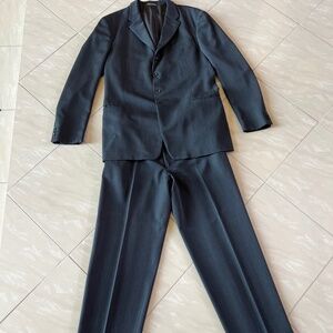 #2792 Armani Collezioni Dark Grey Vintage Suit 46L